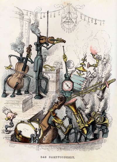 Steam Concert by Jean Jacques Grandville