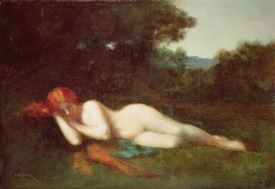 Nude Lying Down by Jean Jacques Henner