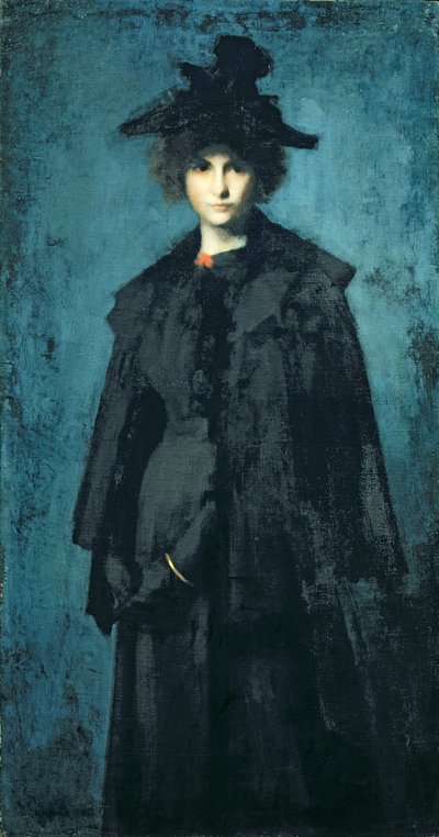 Portrait of Madame Laura Leroux by Jean Jacques Henner
