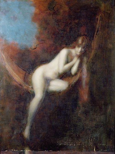 Sarah Bathing by Jean Jacques Henner
