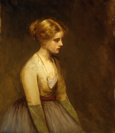 Study of a Fair-Haired Beauty by Jean Jacques Henner