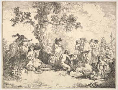Sacrifice to Pan by Jean Jacques Lagrenee