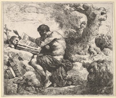 St. Jerome in a Landscape, 1762-63 by Jean Jacques Lagrenee