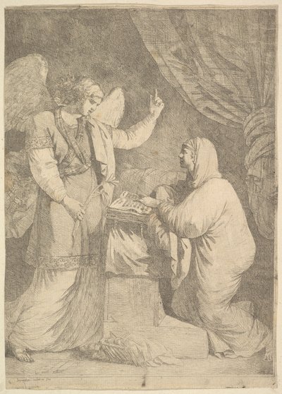 The Annunciation by Jean Jacques Lagrenee