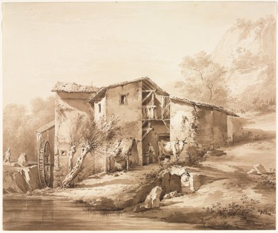 Landscape with Watermill by Jean Jacques de Boissieu