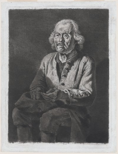 Old Gérard, Peasant from Chasselay by Jean Jacques de Boissieu