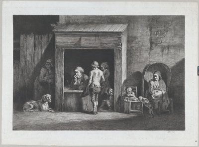 The Public Scrivener by Jean Jacques de Boissieu