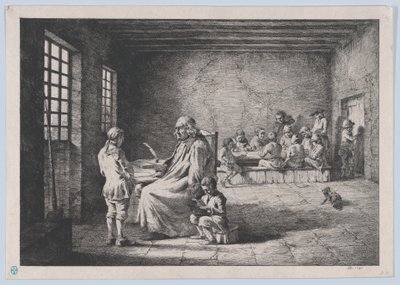 The School Master by Jean Jacques de Boissieu