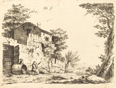 The Spinner by Jean Jacques de Boissieu