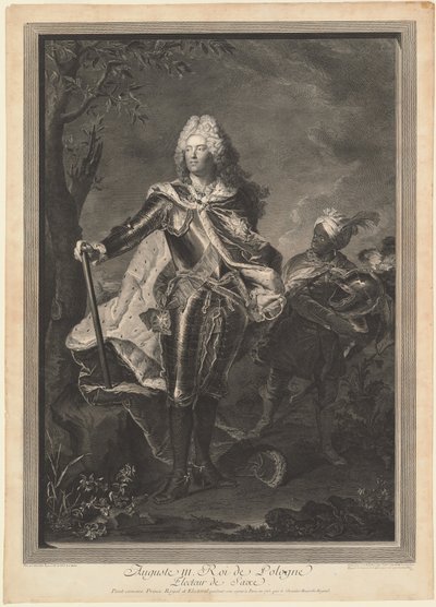 Auguste III. King of Poland by Jean Joseph Balechou