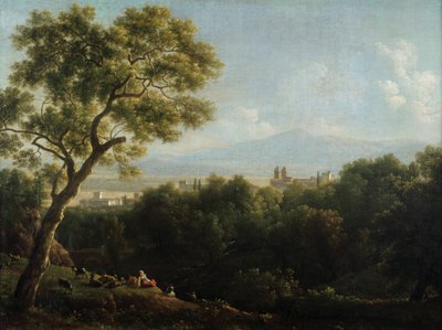 View of Frascati by Jean Joseph Xavier Bidauld