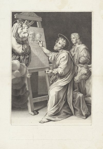 Luke Painting Mary by Jean Langlois
