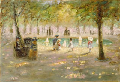 The Boating Pool by Jean Laurent