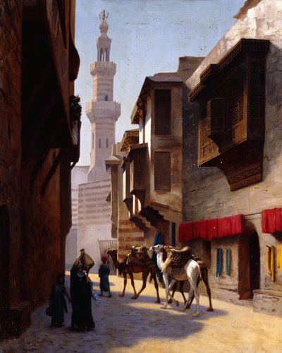 A Street in Cairo by Jean Leon Gerome