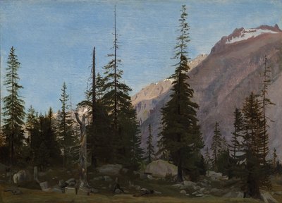Alpine Landscape: The Handegg, Switzerland by Jean Leon Gerome