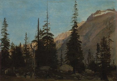 Alpine Landscape: The Handegg, Switzerland by Jean Leon Gerome