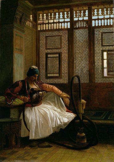 Arnaut Smoking by Jean Leon Gerome