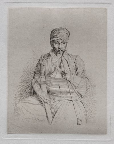 Egyptian Smoker by Jean Leon Gerome