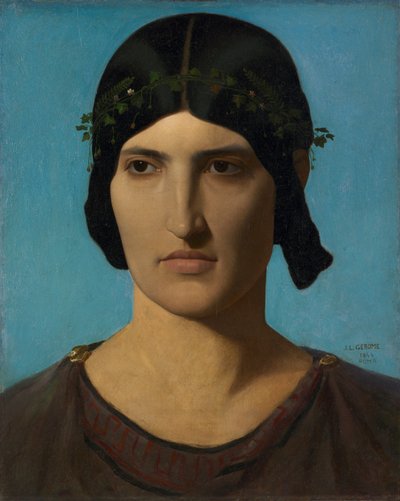Head of an Italian Woman by Jean Leon Gerome