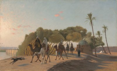 Leaving the Oasis by Jean Leon Gerome