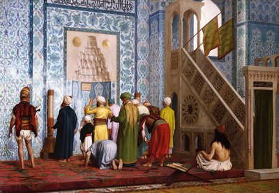 The Blue Mosque by Jean Leon Gerome