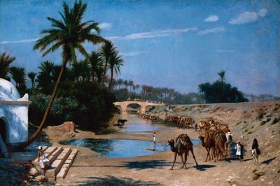 The Caravan by Jean Leon Gerome