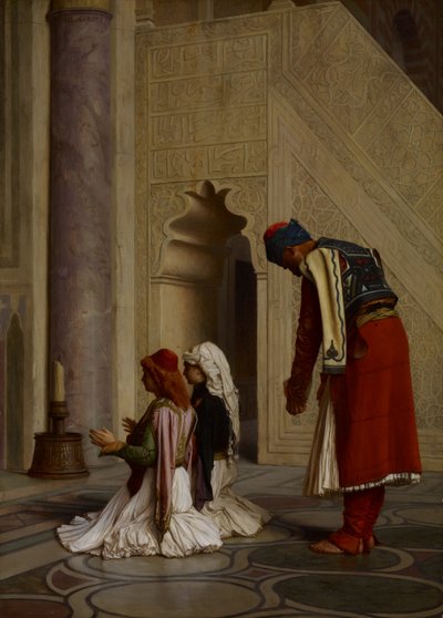 Young Greeks in the Mosque by Jean Leon Gerome