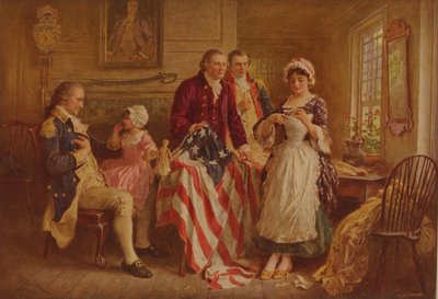 Betsy Ross by Jean Leon Gerome Ferris