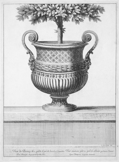 Bronze vase at Versailles by Jean Lepautre