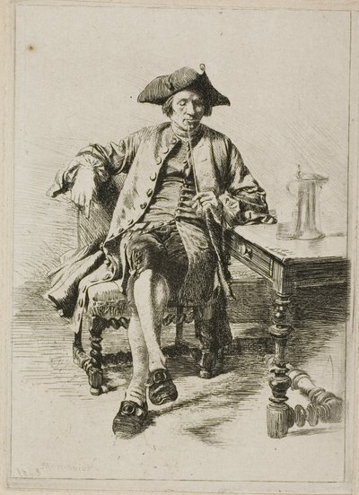 The Grand Smoker by Jean Louis Ernest Meissonier