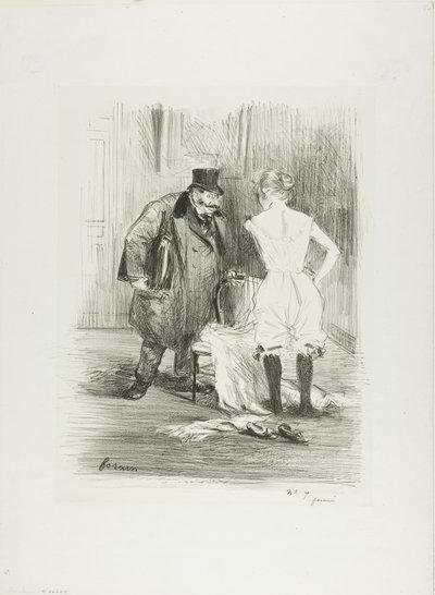 A Seizure by Jean Louis Forain