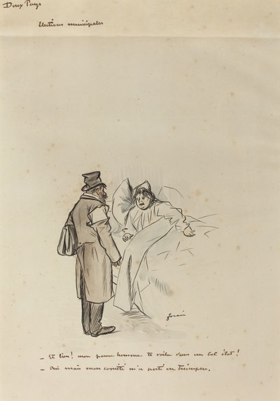 Municipal Elections by Jean Louis Forain