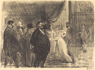 Gambling Room by Jean Louis Forain