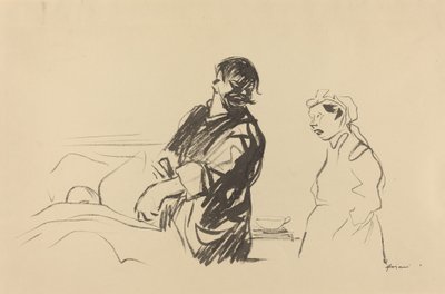 Hospital Scene by Jean Louis Forain