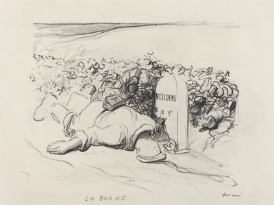 La Borne, Verdun by Jean Louis Forain