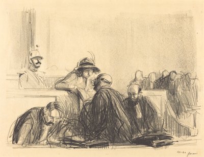 Lawyer Talking to His Client by Jean Louis Forain