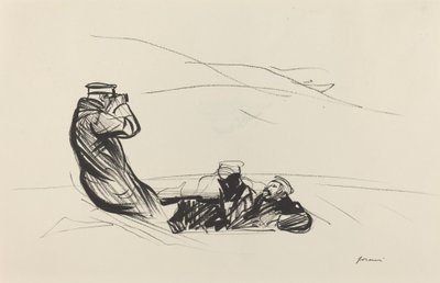 Looking for the Enemy by Jean Louis Forain