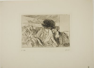 Lower Box at the Theater by Jean Louis Forain