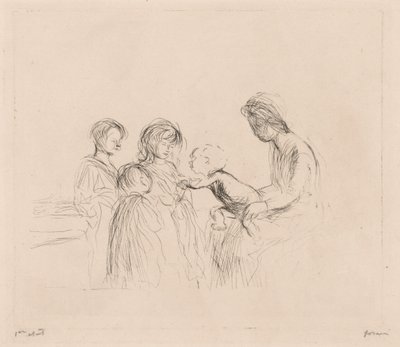 Madonna and Children by Jean Louis Forain