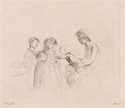 Madonna and Children by Jean Louis Forain