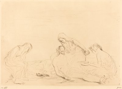 Pietà (third plate) by Jean Louis Forain