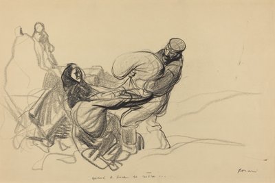 When the Boche Retreats by Jean Louis Forain
