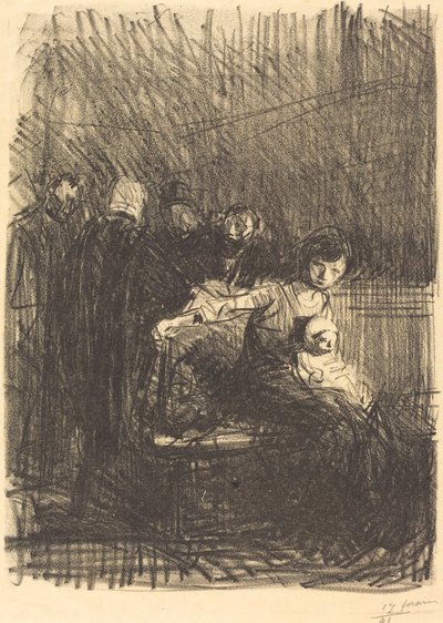 Recess of the Hearing by Jean Louis Forain