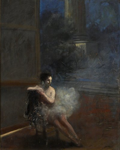 Seated Dancer by Jean Louis Forain