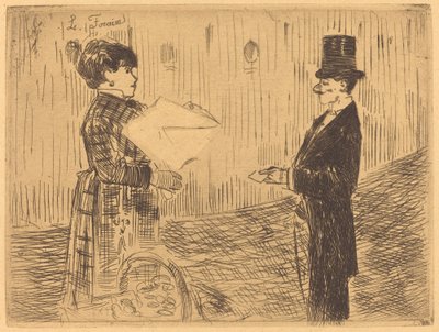The Bouquet by Jean Louis Forain
