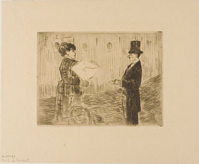 The Bouquet by Jean Louis Forain