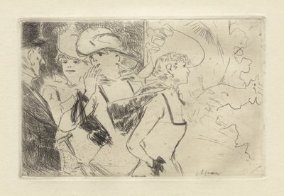 The Folies-Bergère, c. 1880-86 by Jean Louis Forain