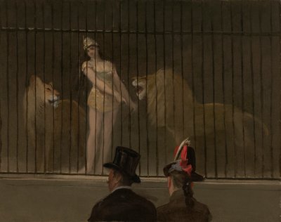 The Lion-Tamer by Jean Louis Forain