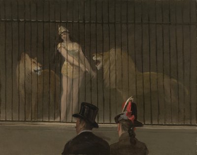The Lion-Tamer by Jean Louis Forain