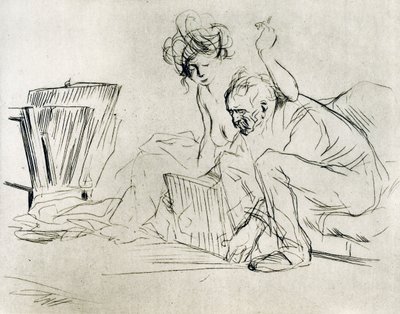 The Model at Rest, 1925 by Jean Louis Forain